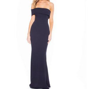 Katie May Titan Bridesmaid Maxi Gown In Navy Blue 2